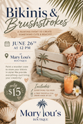 Bikini & Brushstrokes Event