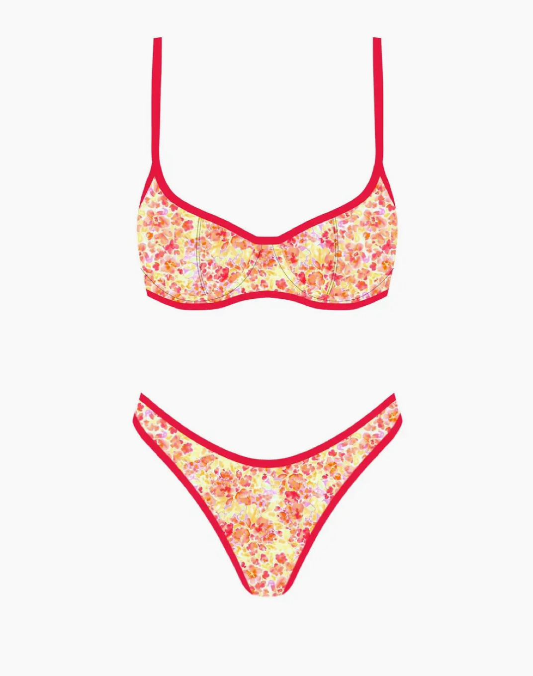 Seaside Picnic Bikini Top