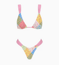 Plaid Summer Romance Bikini Bottom