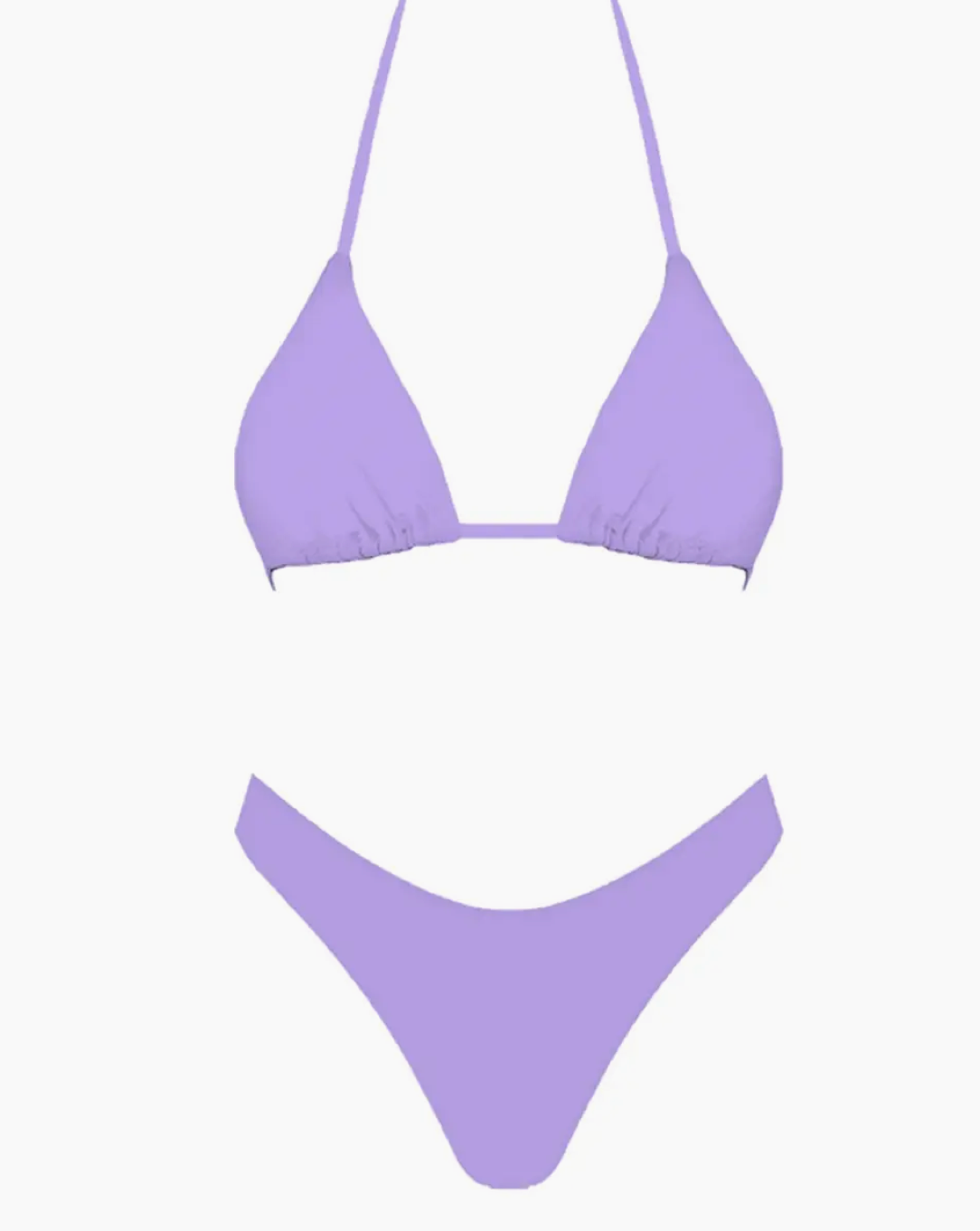 Purple Triangle Bikini Bottom